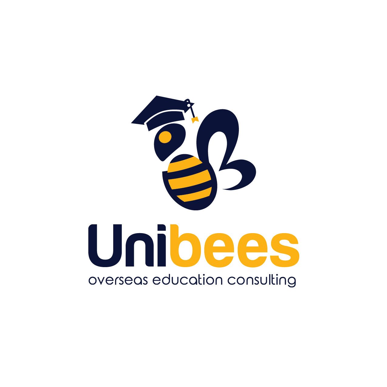 ArtStation Unibees Overseas Education Consultancy Logo Design