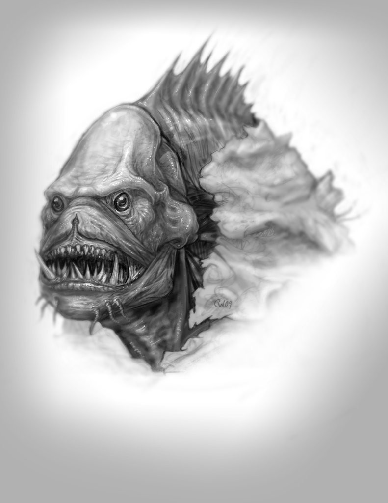 Sea Creature Concept Sketches