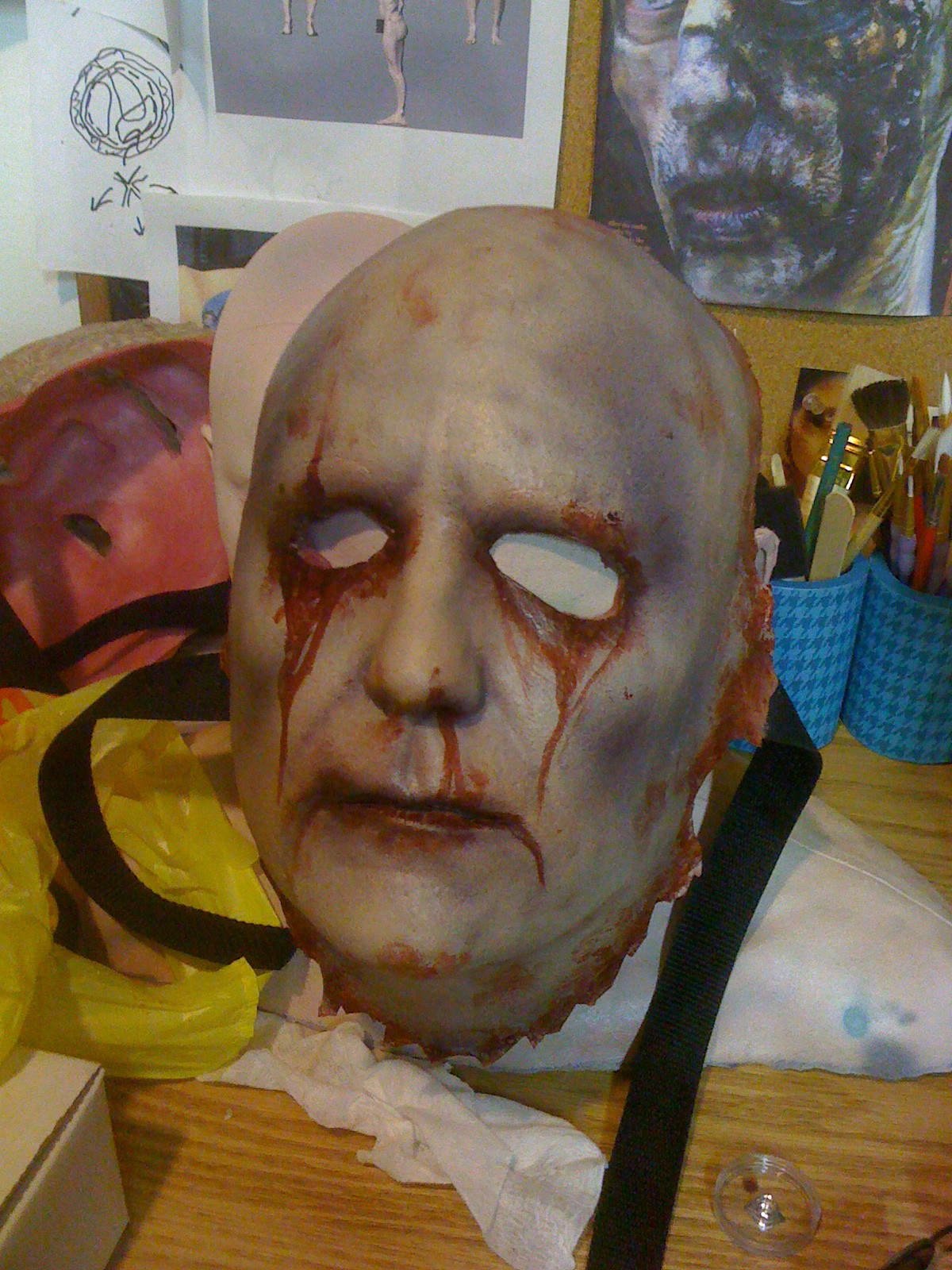 Skined Face Halloween Masks