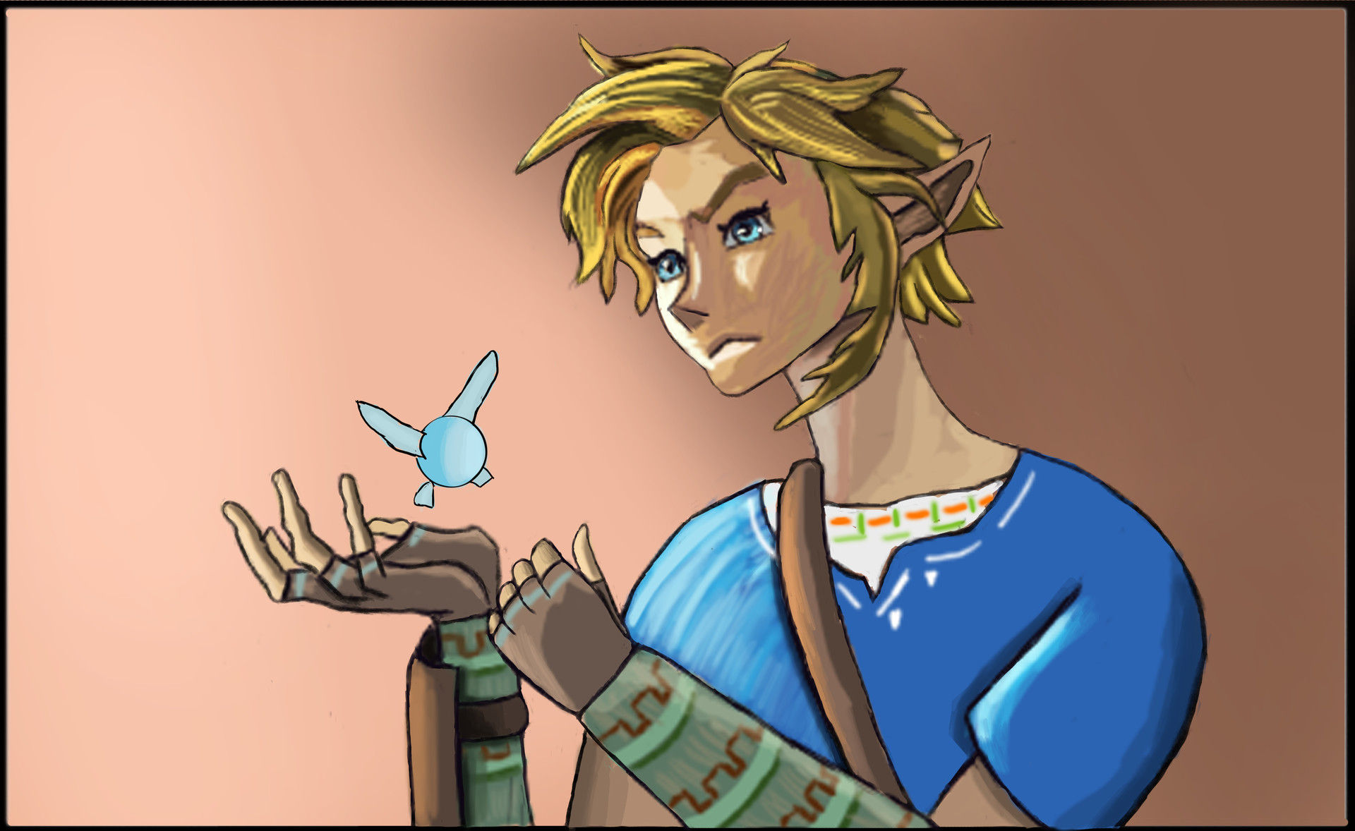 OC] Here is a little fanart of Link from the Legend of Zelda