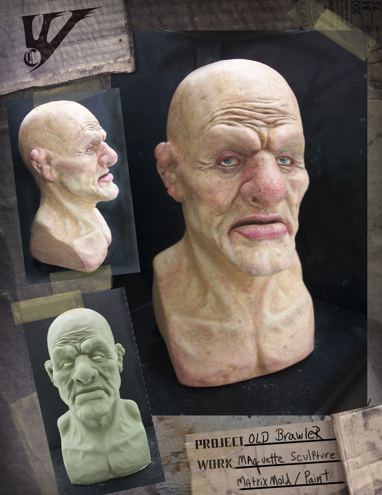 Brawler Concept Sculpture
