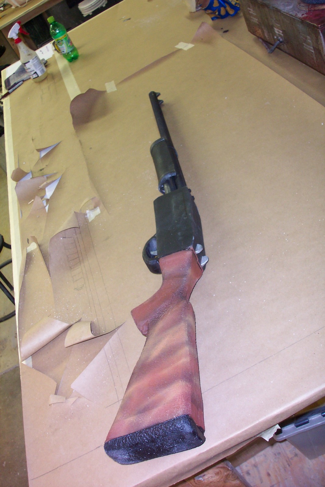 Oversized Foam Fabricated Shotgun Prop