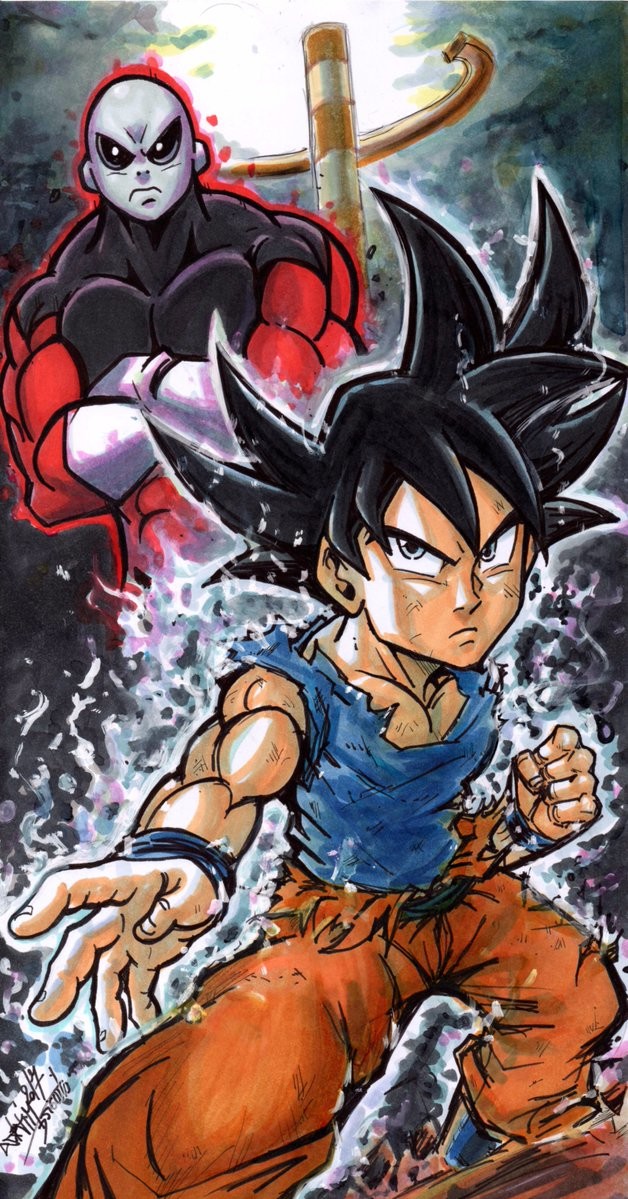 Artstation Goku Vs Jiren Djigui Tim