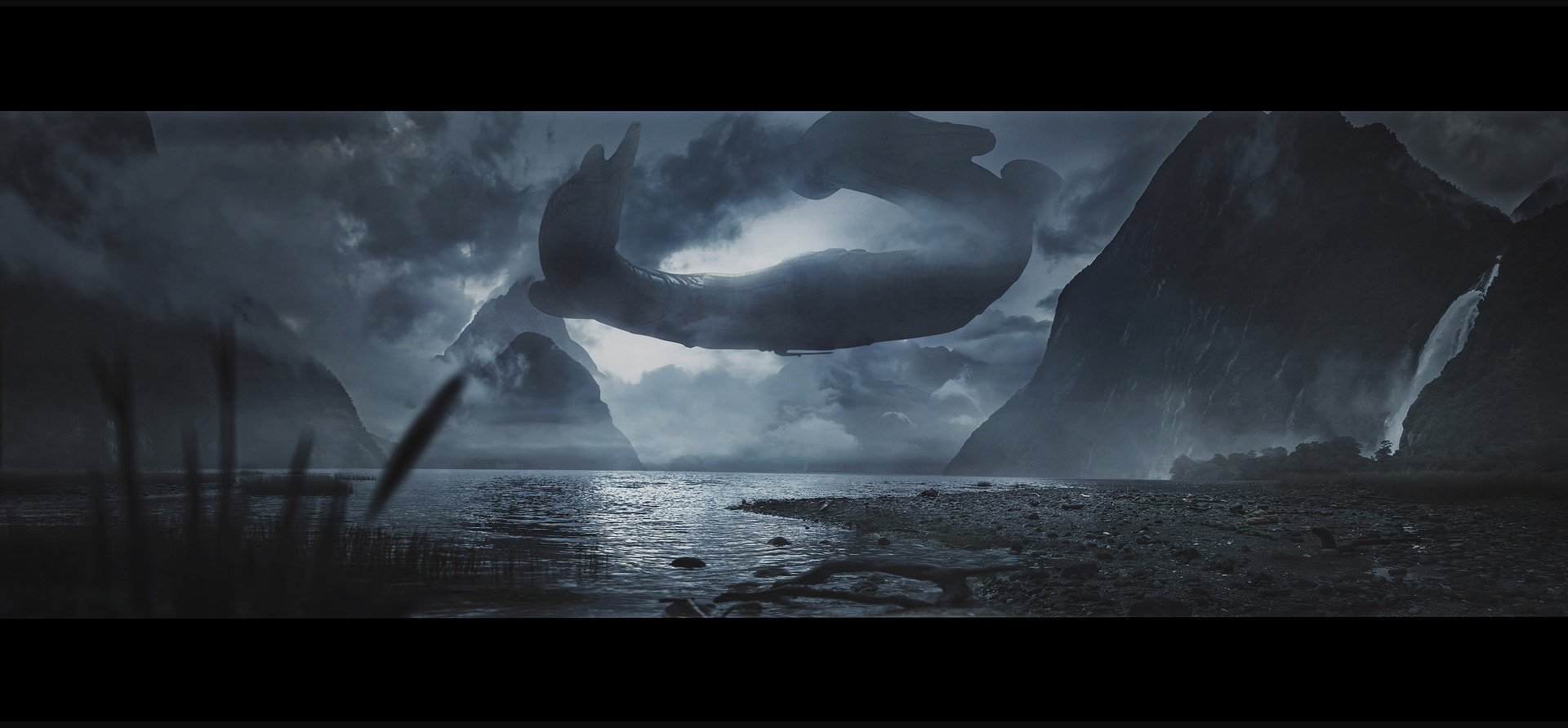 Artstation Alien Covenant Juggernaut Arriving Caue Andrade