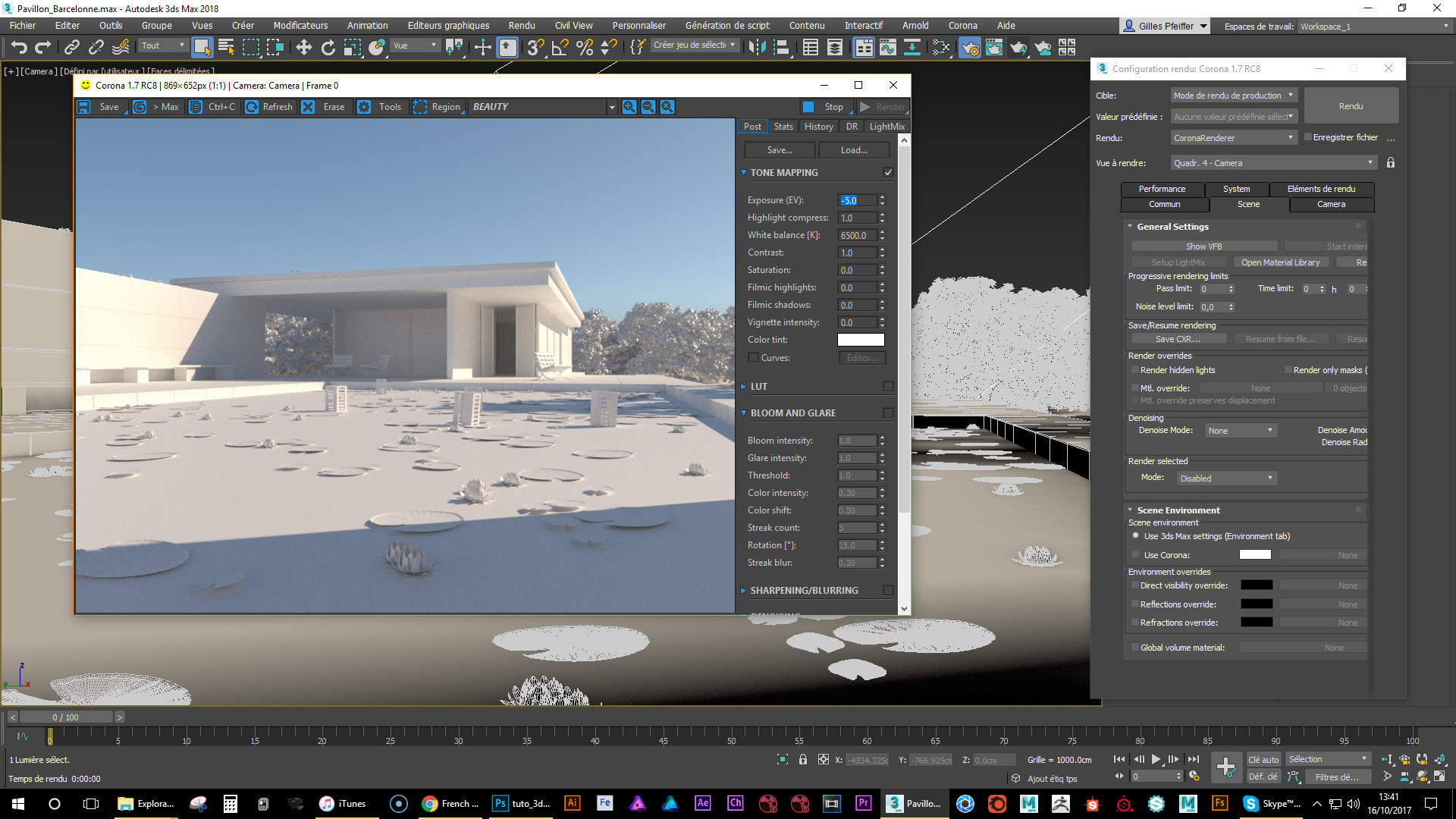 Artstation Corona Renderer Training Videos French School Of Cg