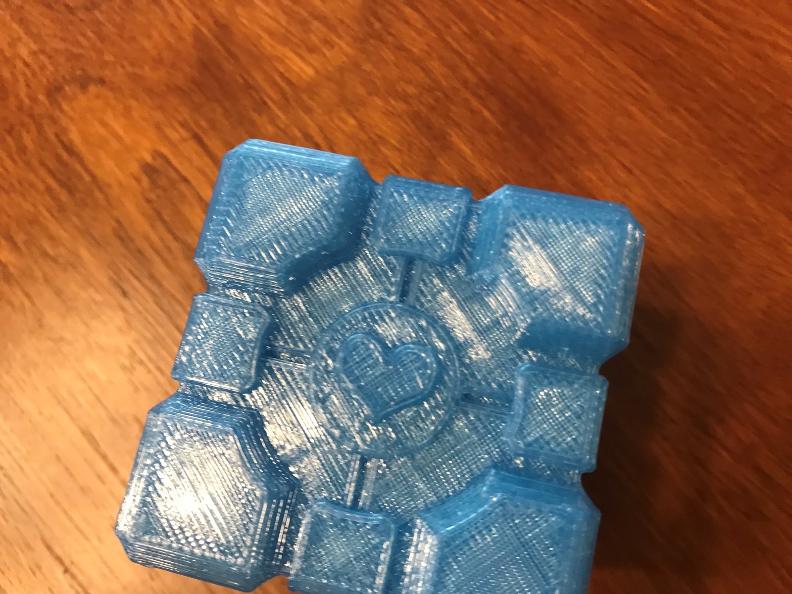 Artstation 3d Printed Portal 2 Companion Cube Joe Serra