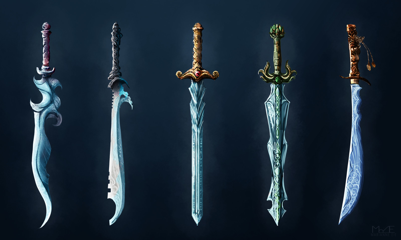 Mythical swords from the wonderful fantasy book series 'Stormlight Arc...