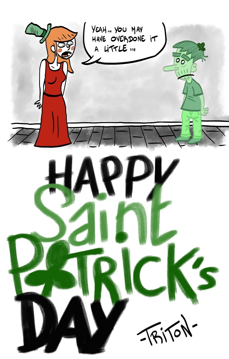 An illustration for Saint-Patrick's day