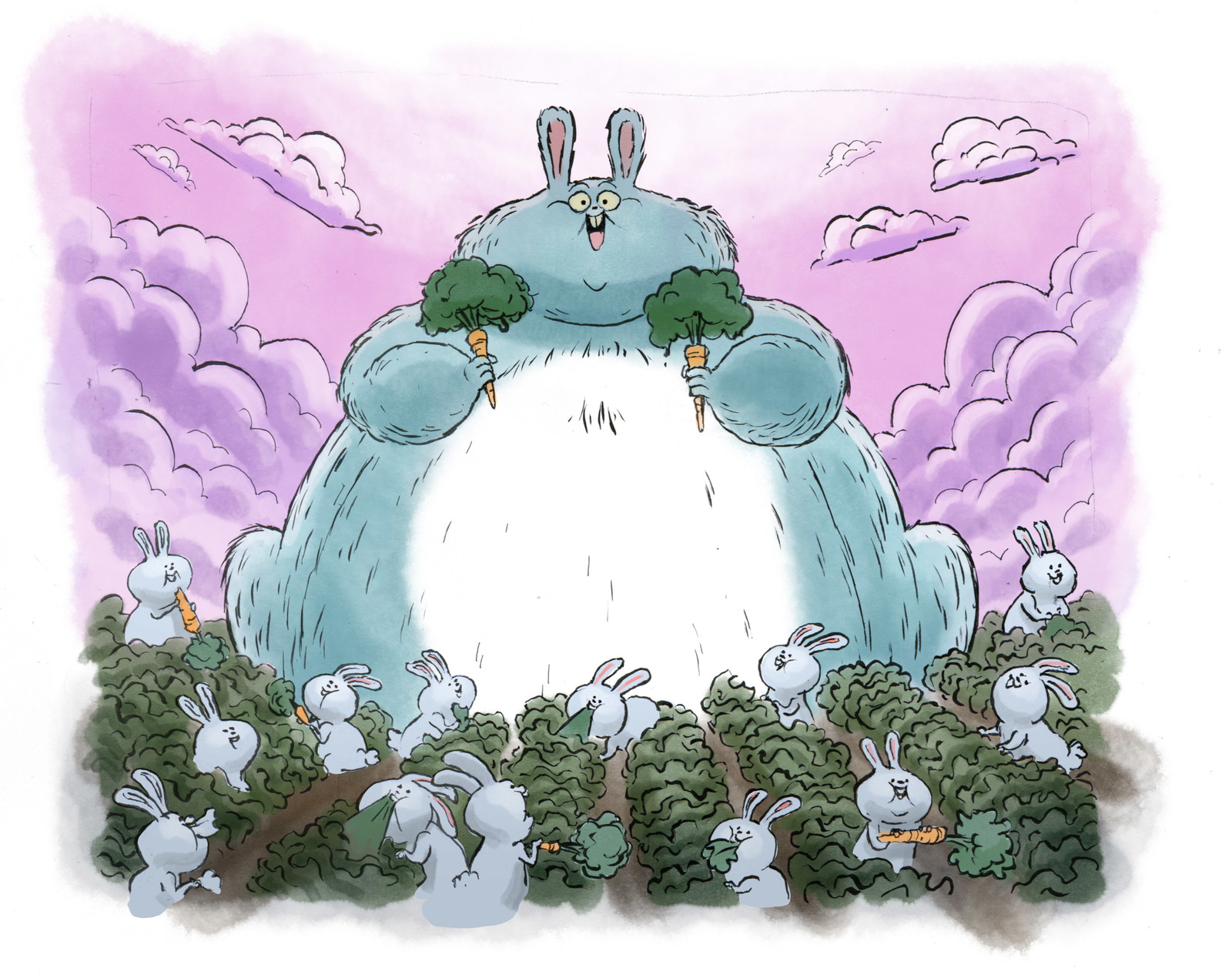 Inktober #16 "FAT"