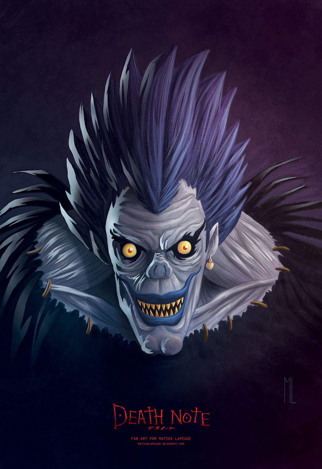 Artstation Death Note Matias Lapegue Considering that most of the main characters are intelligent, awkward youngsters, this trope is fans of death note and red hot chili peppers are on relatively good terms. artstation death note matias lapegue