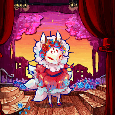 Laurene lethu fox theater pixelart
