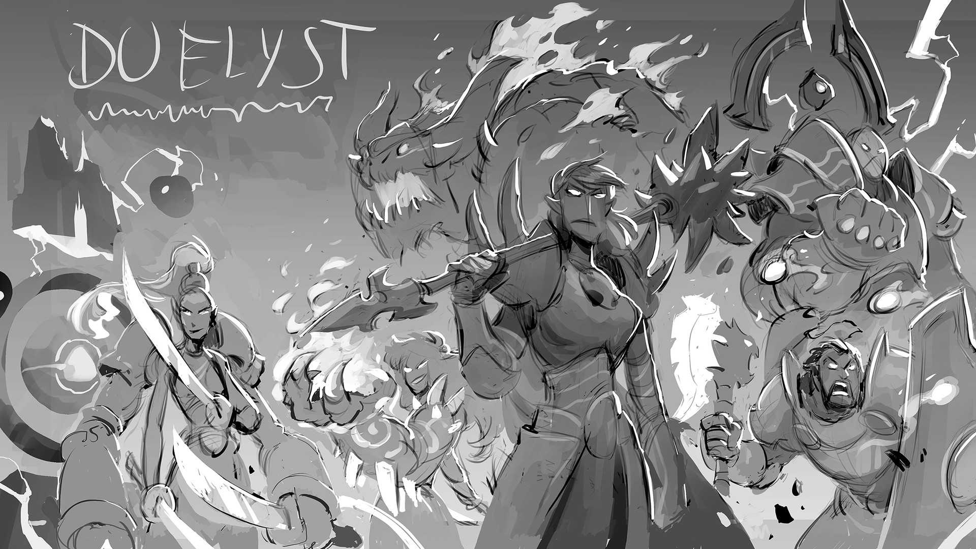 Artstation Duelyst Keyart Immortal Vanguard Nicola Saviori