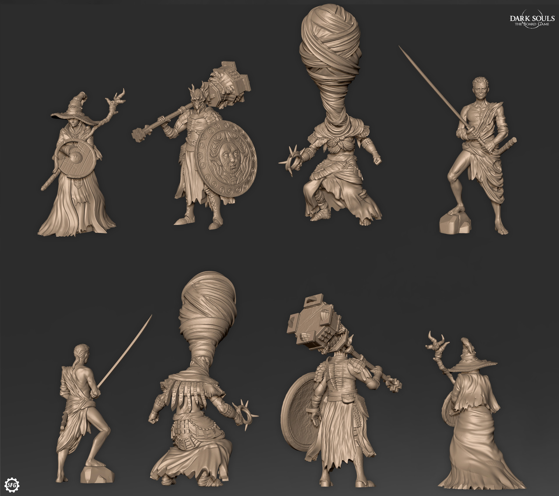 Artstation Darksouls The Board Game 32mm Invaders Summons