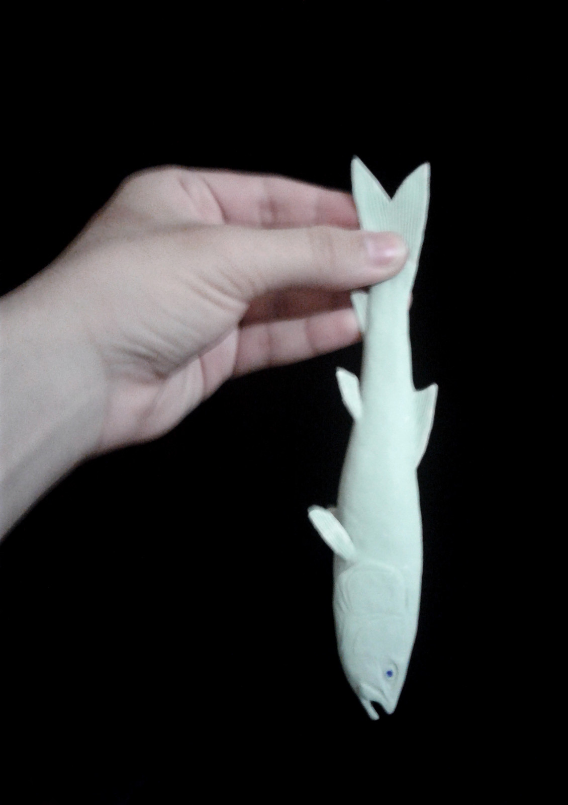 Fishing of the day. Model already fully modeled, before the paiting.