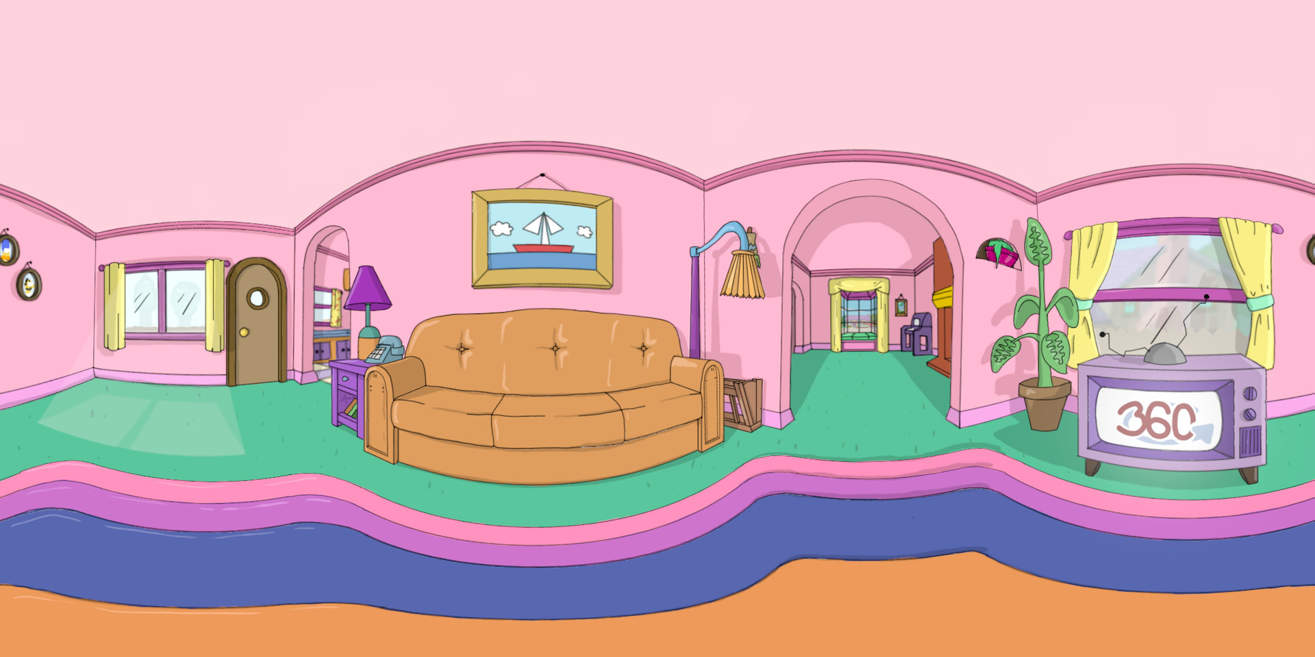 Lothaire Limon The Simpsons Living Room 360 Vr