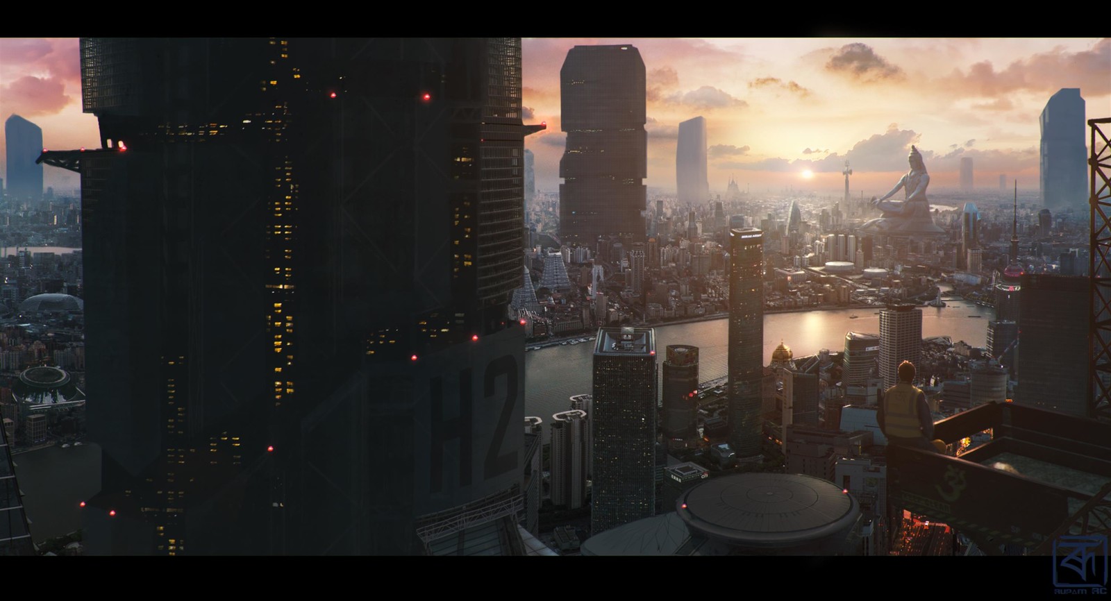 Futuristic Cityscape 4 (Normal and Extended version)
