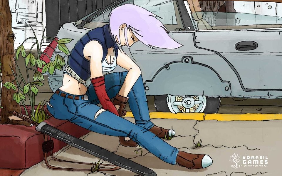 ArtStation Blade and Girl