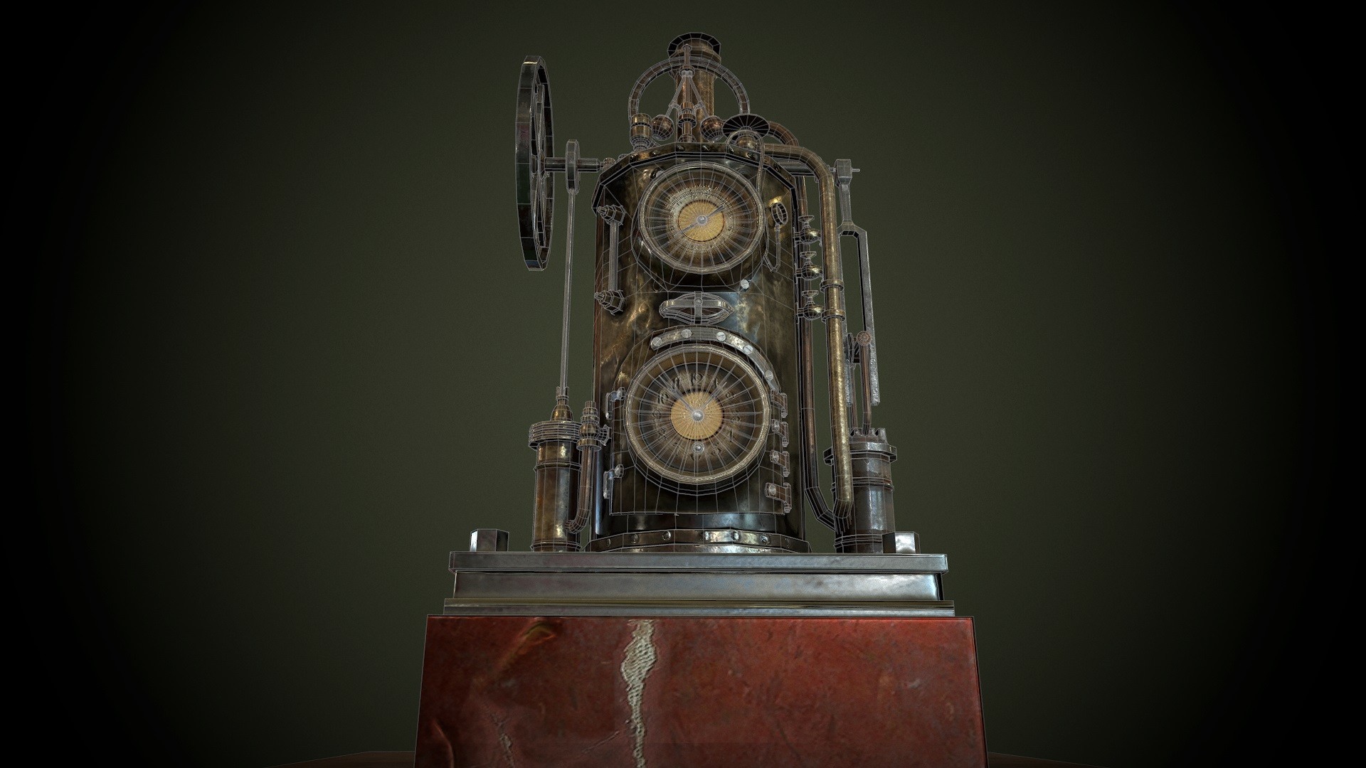 ArtStation - Steampunk Clock