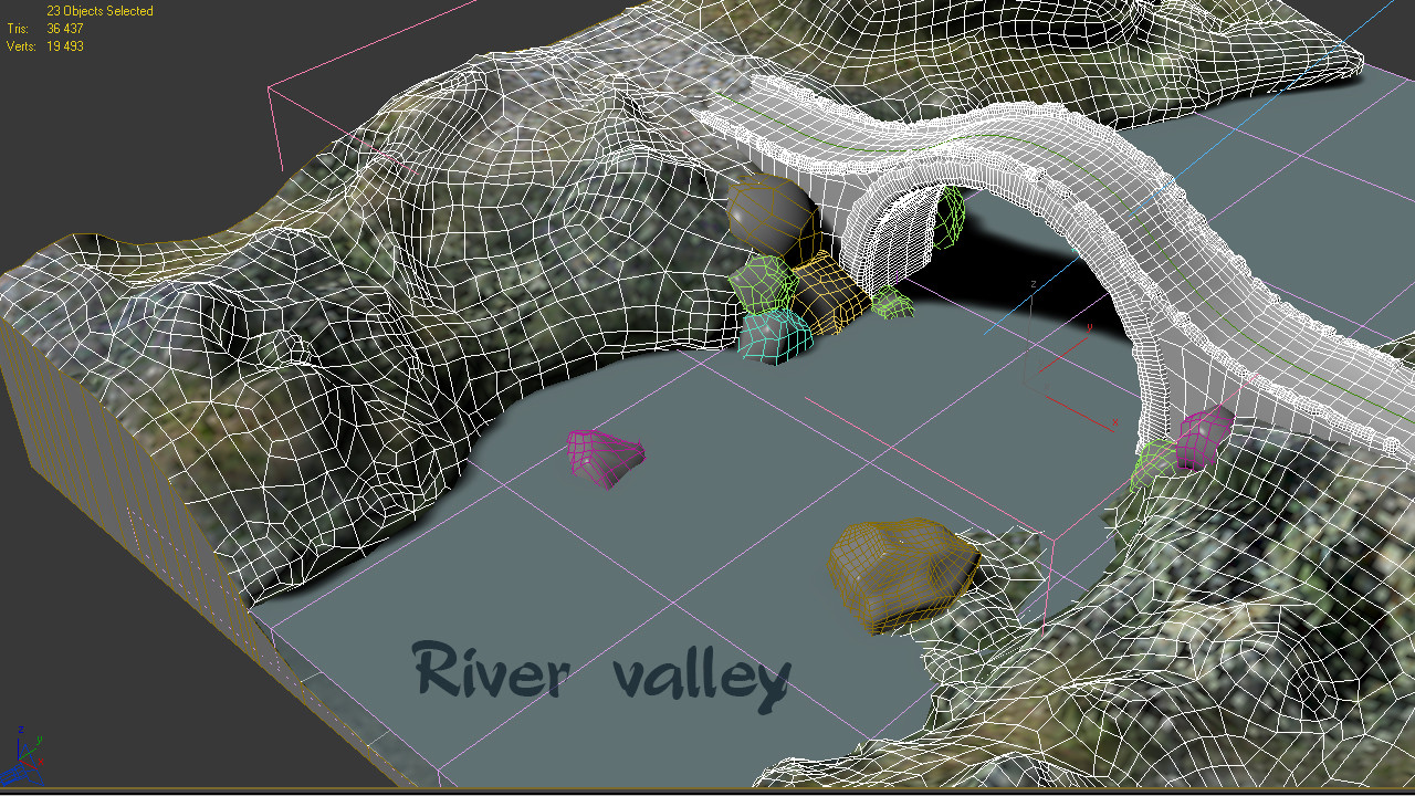 Artstation River Valley Alex Volkov
