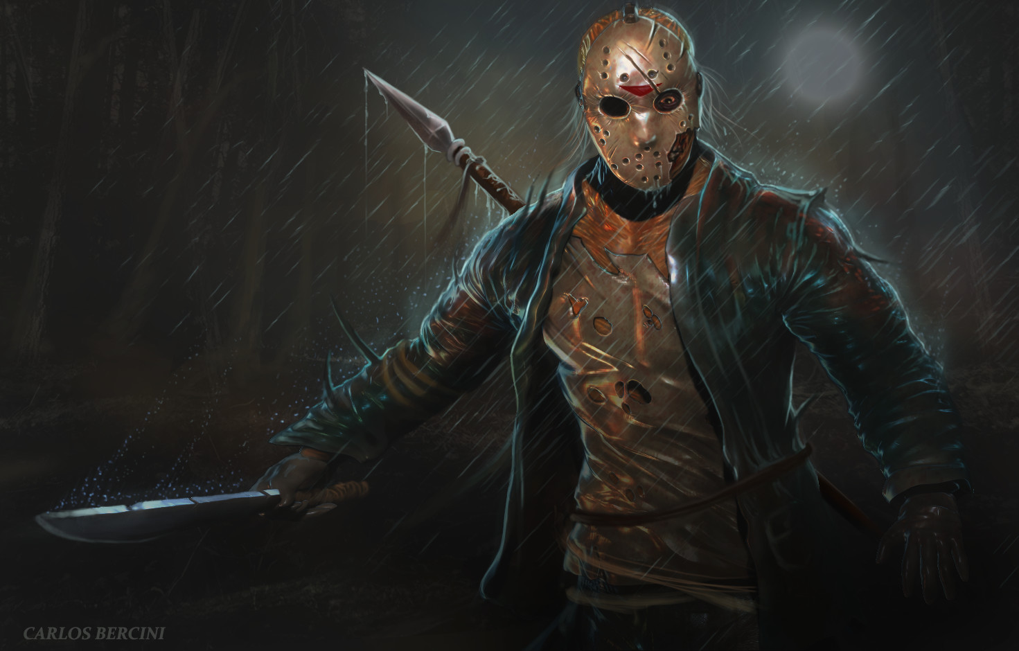 Artstation Jason Voorhees Carlos Bercini