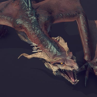 Dragon with various skins