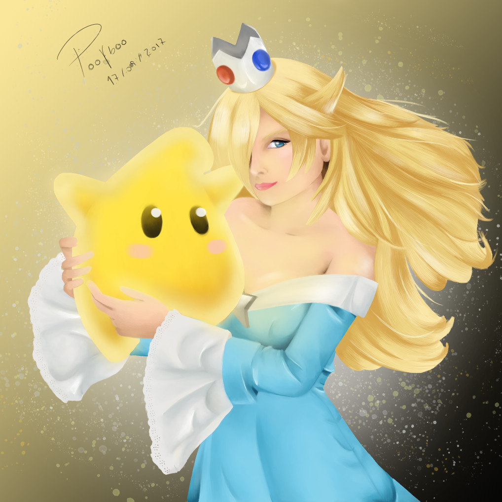 Adriana Tomizawa Rosalina And Her Baby Star Baby rosalina is a minor character in the mario franchise designed to be the infant counterpart of baby rosalina debuted as an unlockable racer in mario kart 8, similar to how baby daisy was. rosalina and her baby star