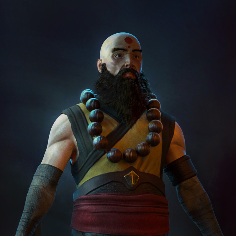 Monk - Diablo 3 Character Model 