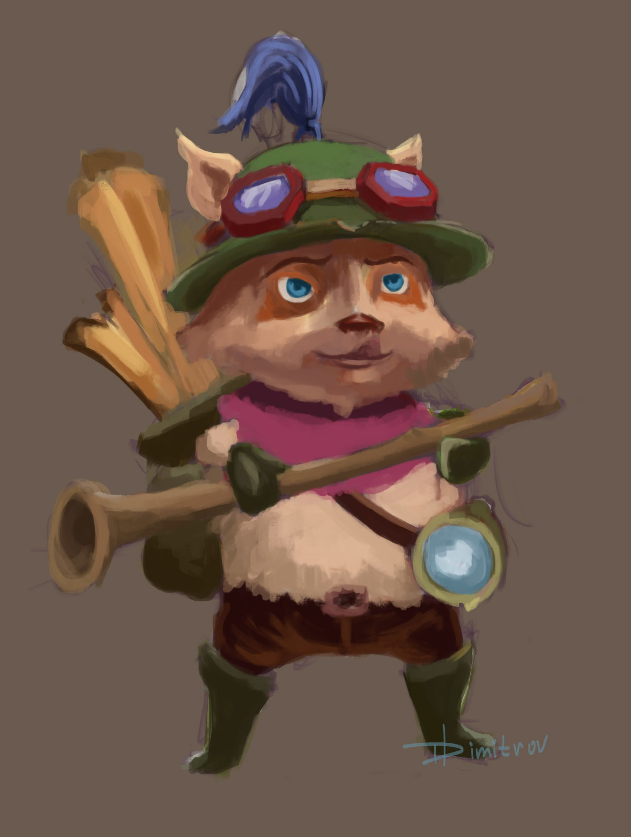 Ivaylo Dimitrov - Teemo -fan art