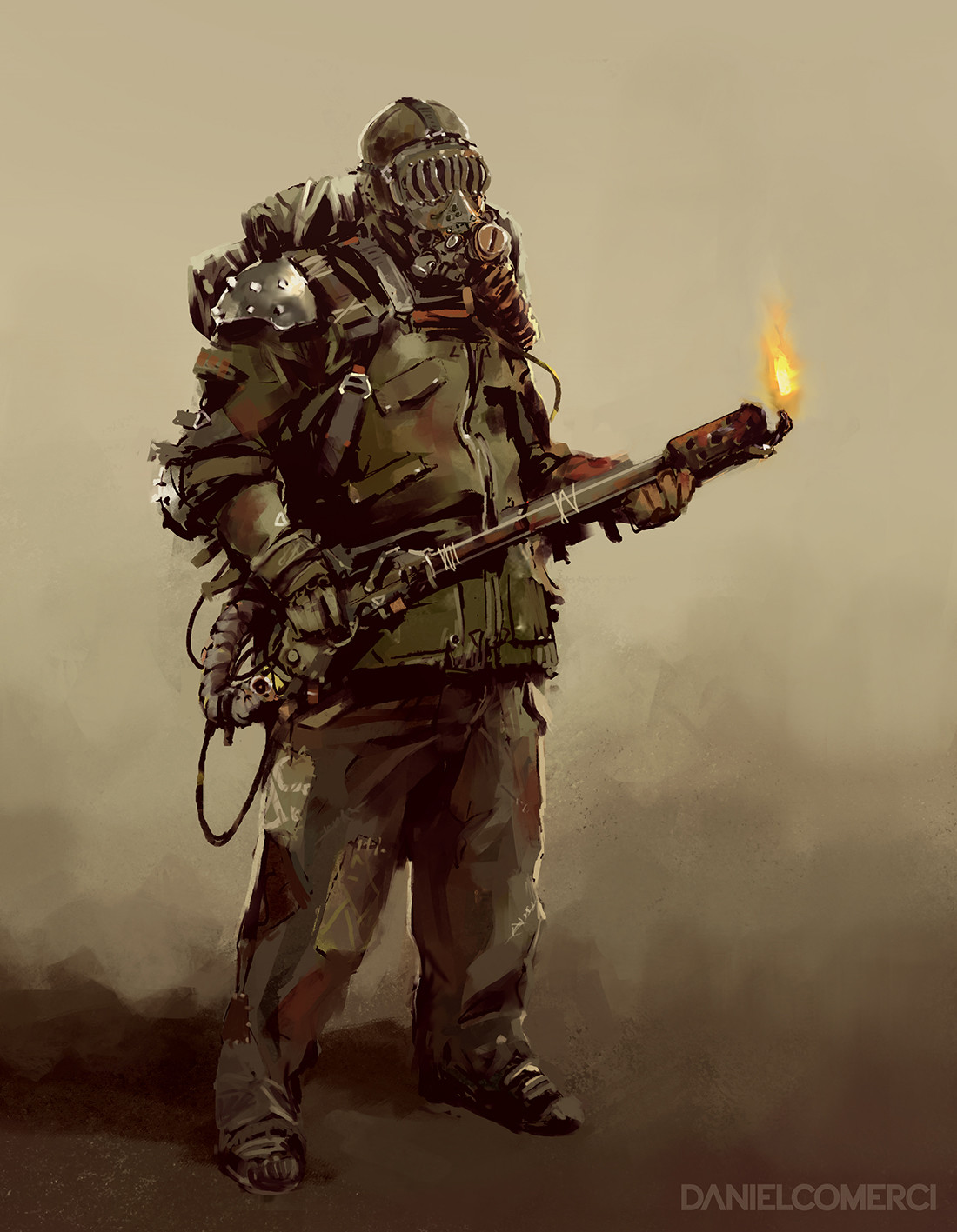 Artstation Flamethrower Daniel Comerci