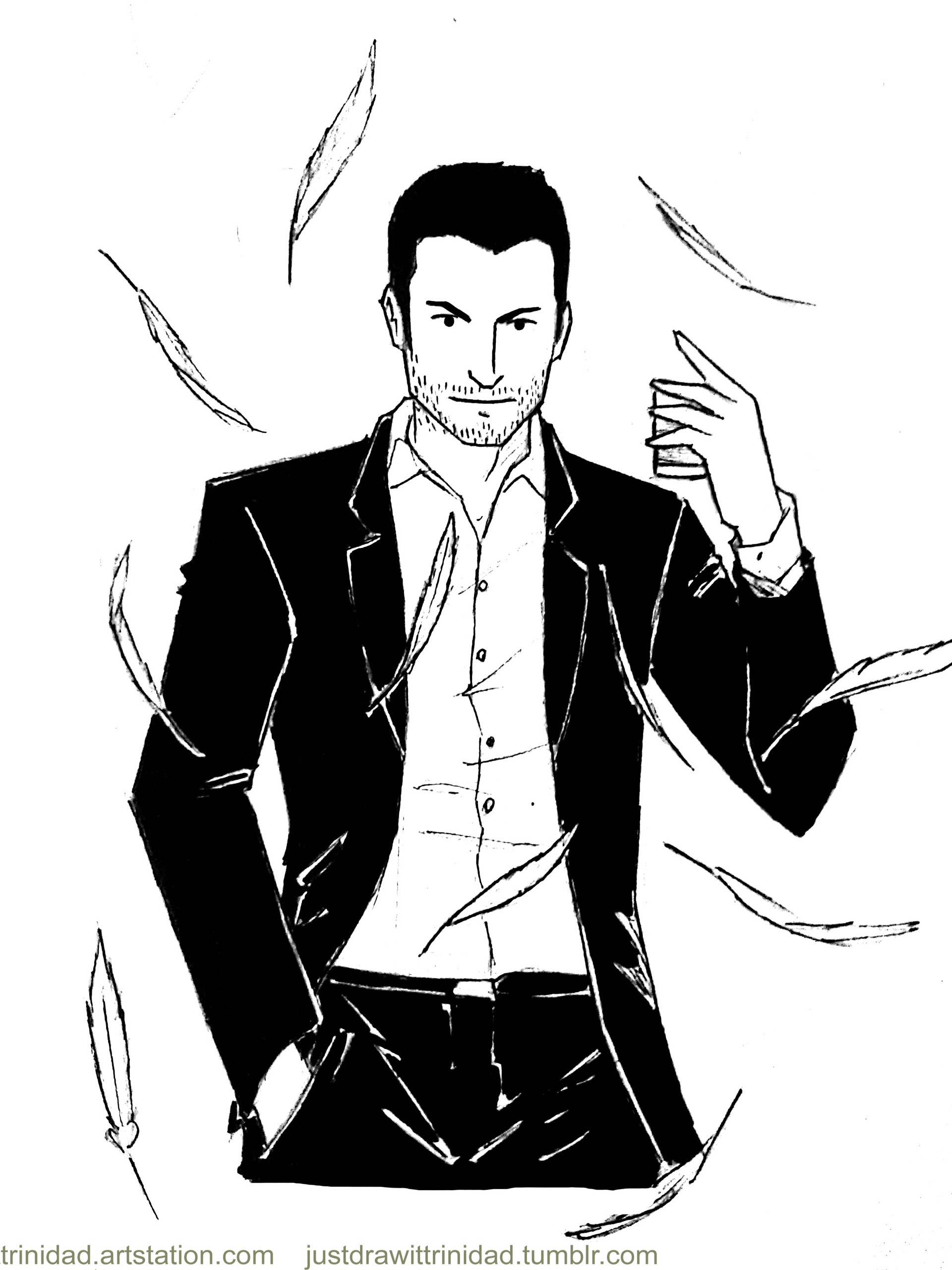 Artstation Lucifer Morningstar Felipe Trindade