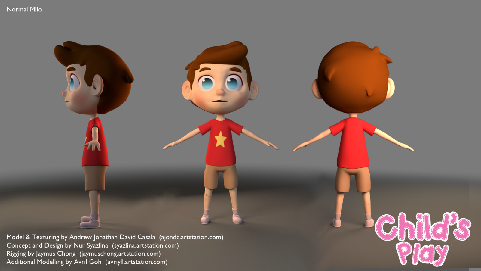 This is the 'real life' version of Milo, with more earthy and realistic colours.