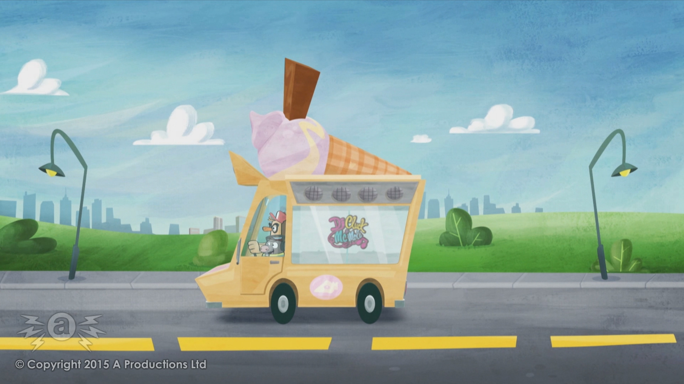 Van modelling and van animation