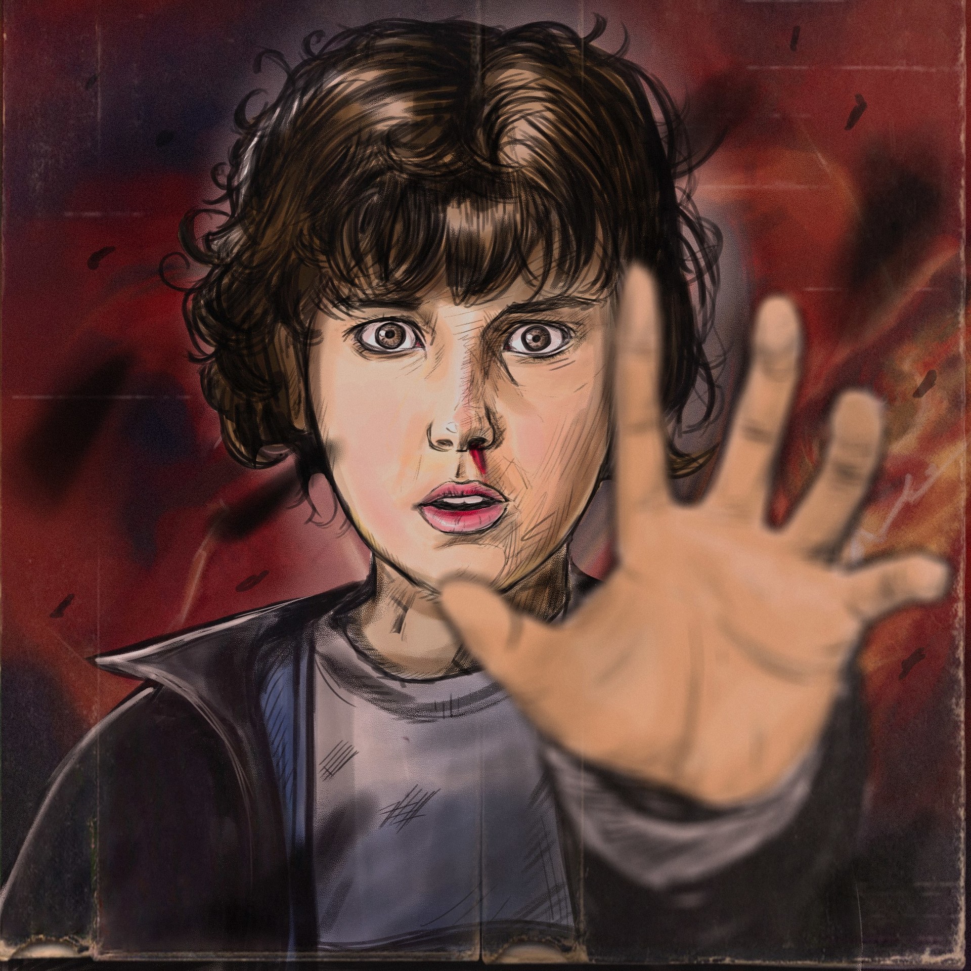 Stranger things рисунки