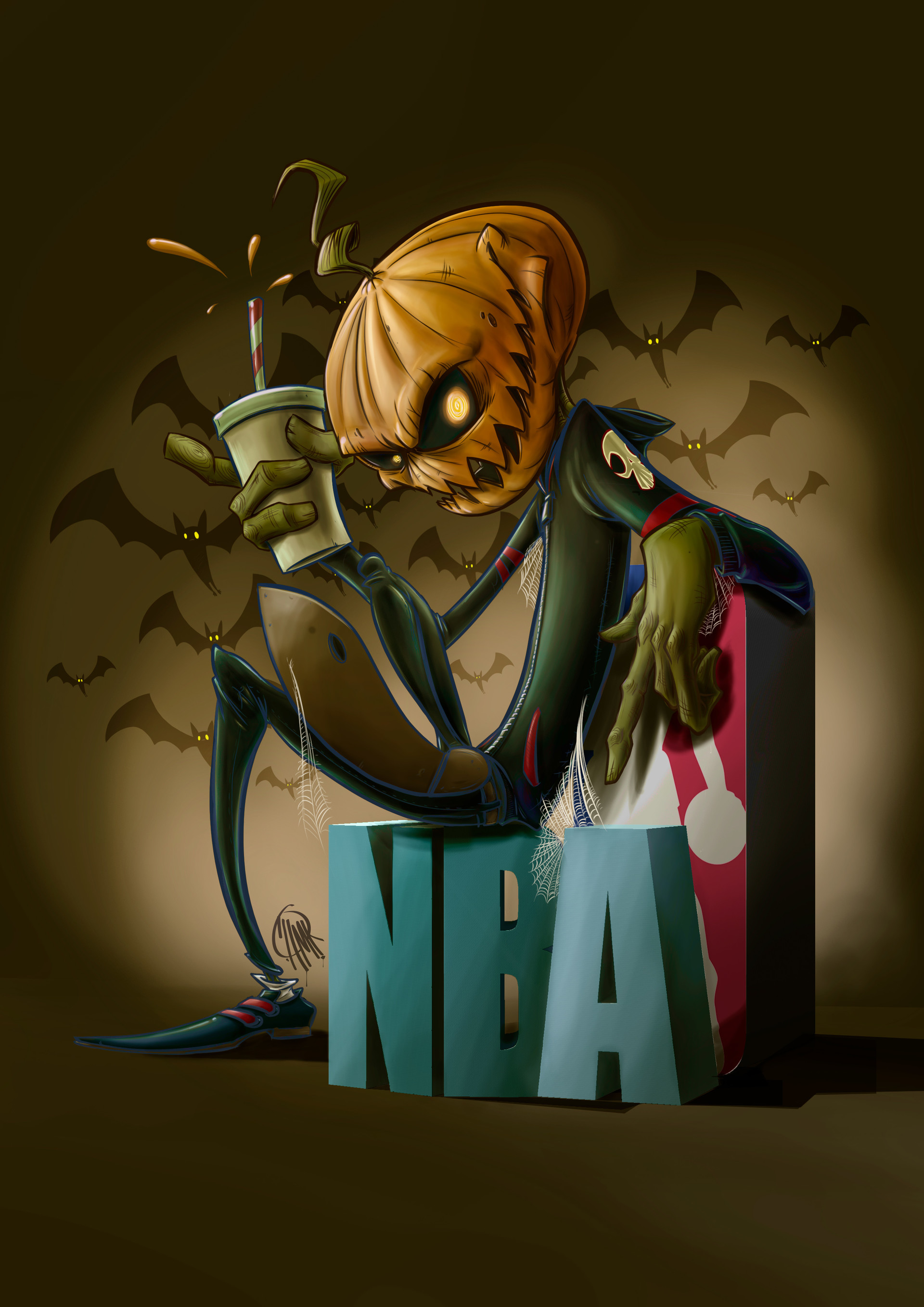 ArtStation NBA Halloween Night