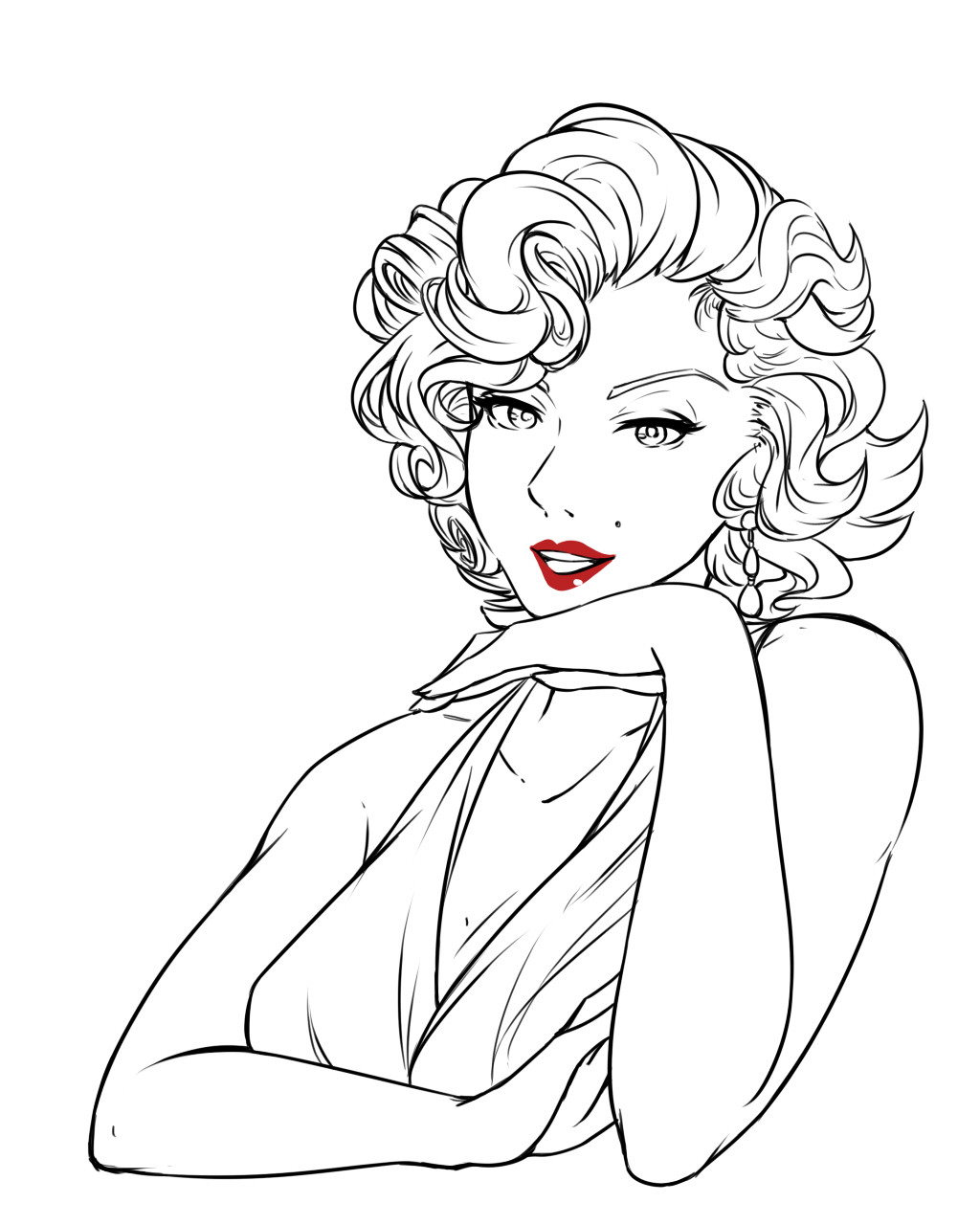 ArtStation - Marilyn Monroe