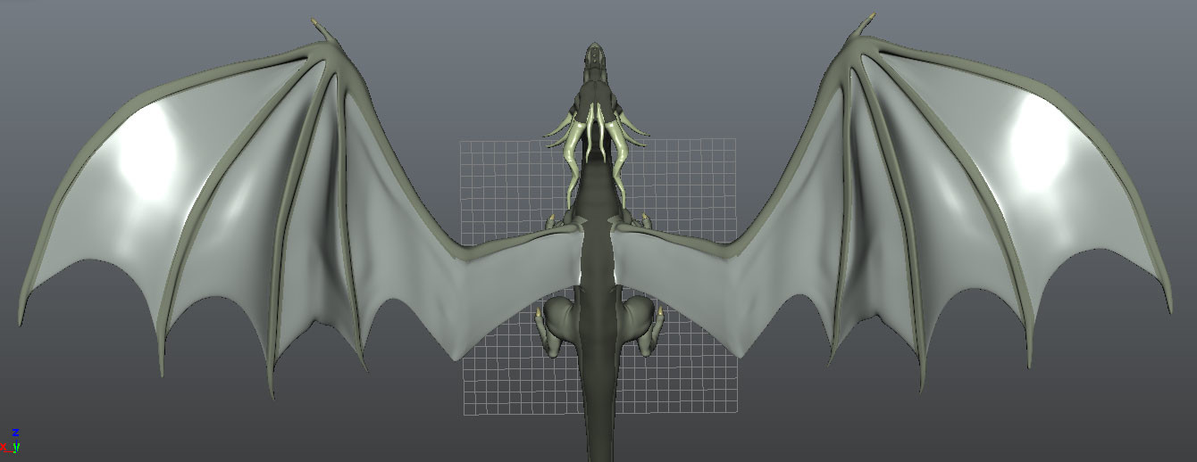 Artstation Low Poly Dragon Model Glen Southern