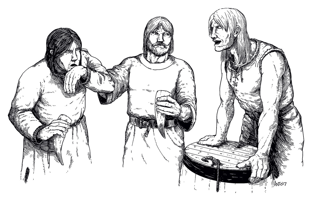 ArtStation In the longhouse