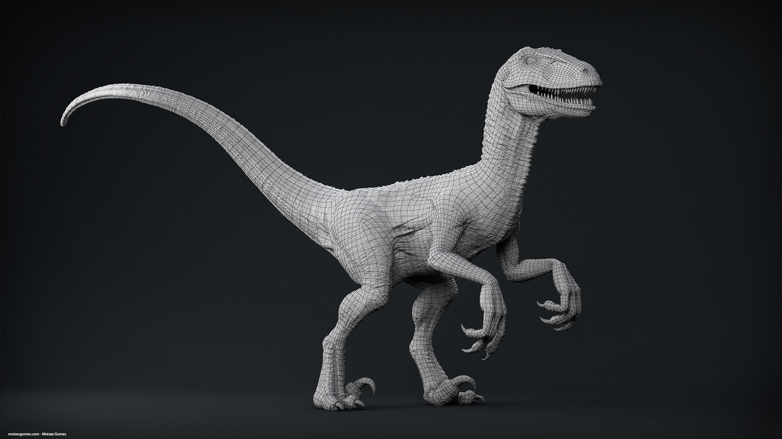 clay velociraptor