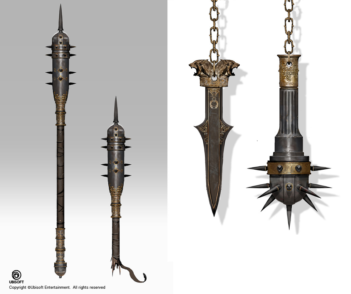 ArtStation - Assassin's Creed: Origins Misc Weapons