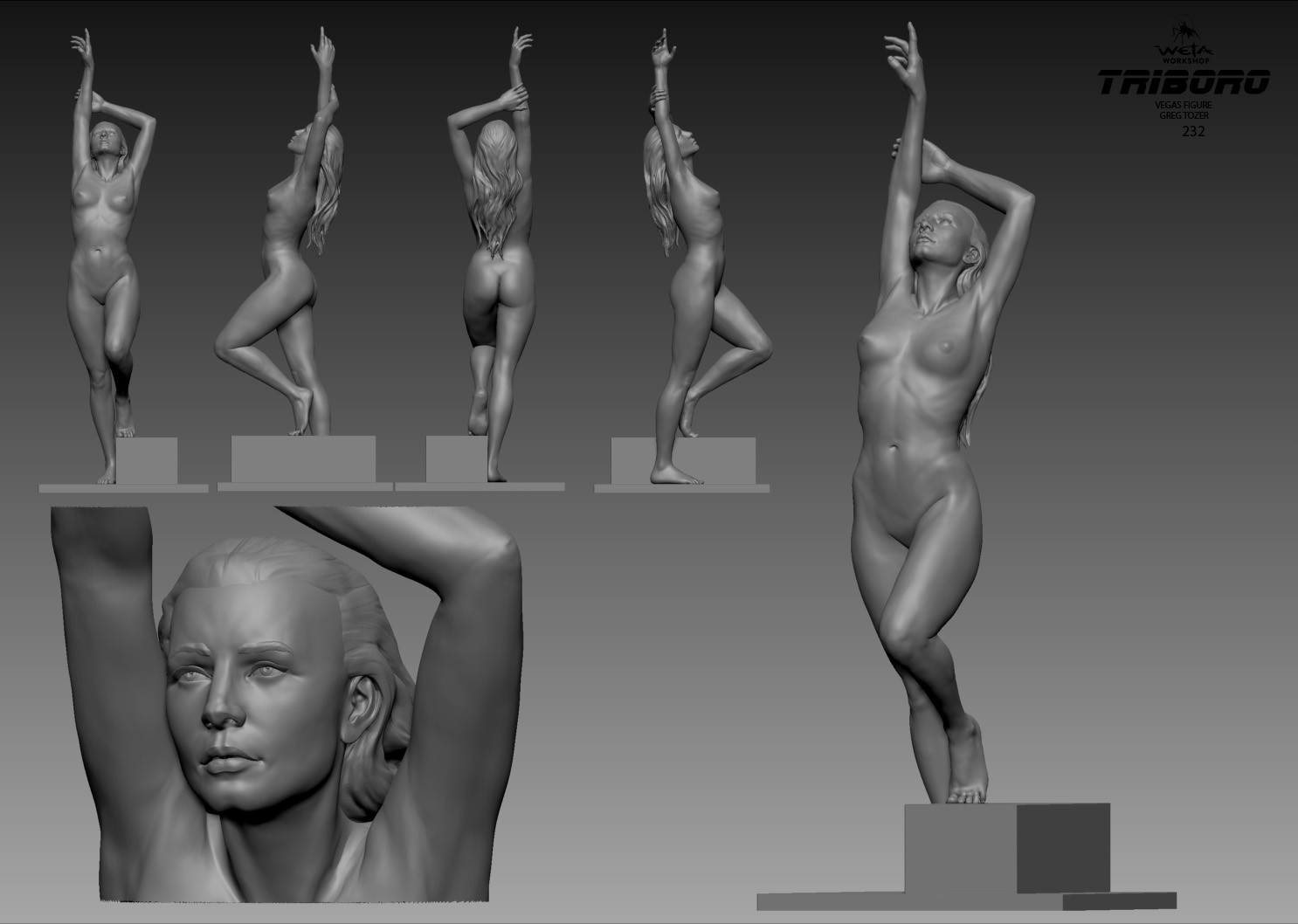 Las Vegas Figure - Artist: Greg Tozer
