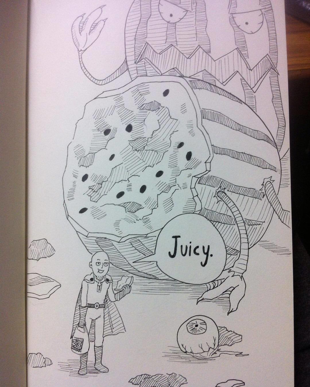 Day 23 - Juicy (One-Punch Man)