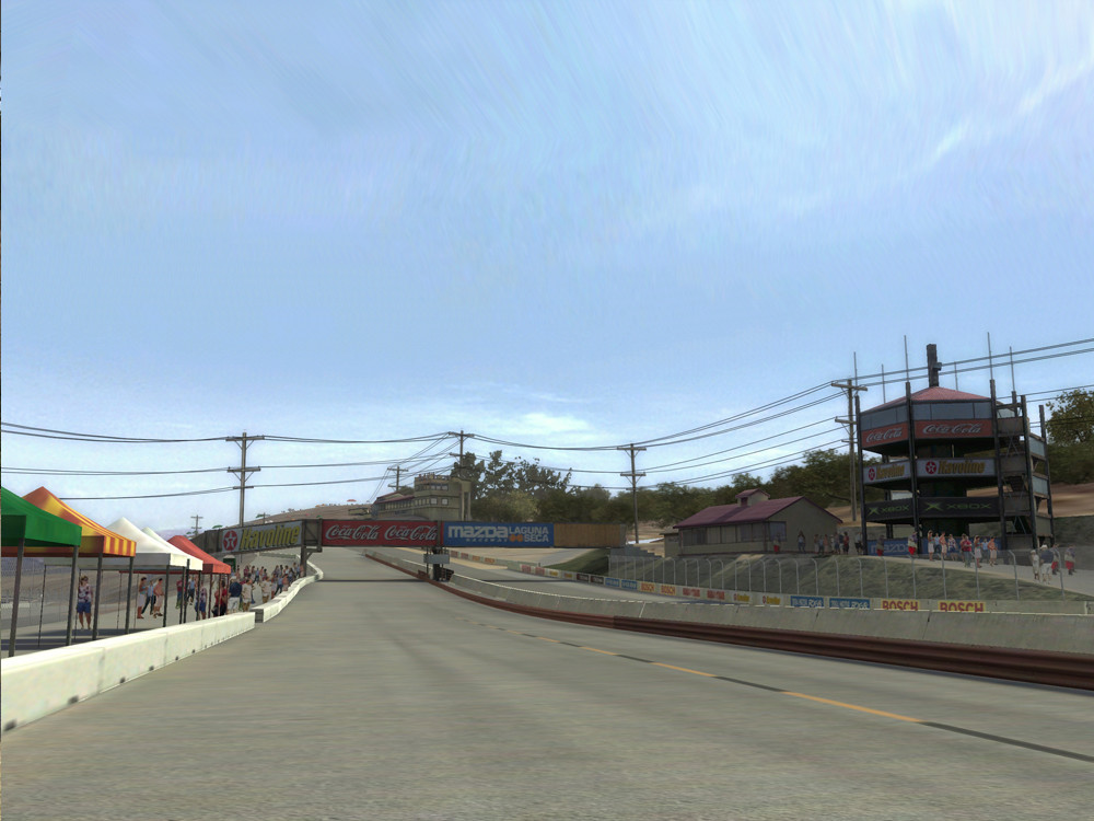 I led the creation of the Laguna Seca track- one of the first real- world environments created for Forza 1 and the main track showcased at GDC 2004 for the official unveiling of the Forza franchise.
