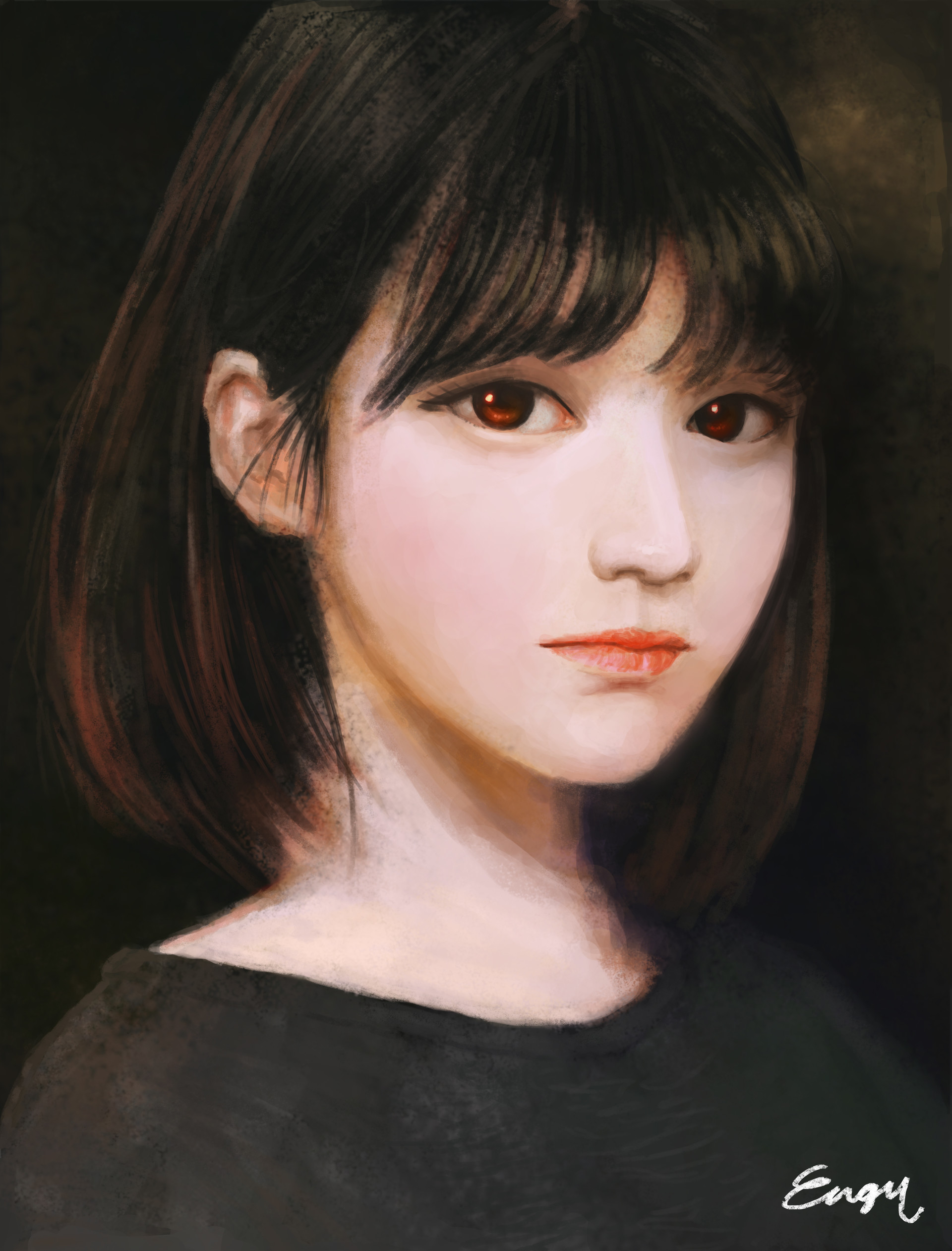 Engy Jeong Short Hair