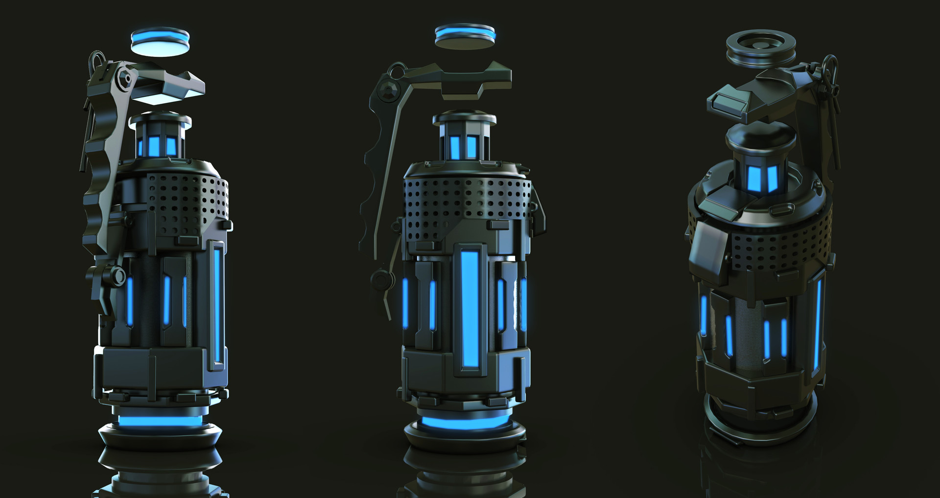 ArtStation - GAD Studios: VR Project, Grenade Designs