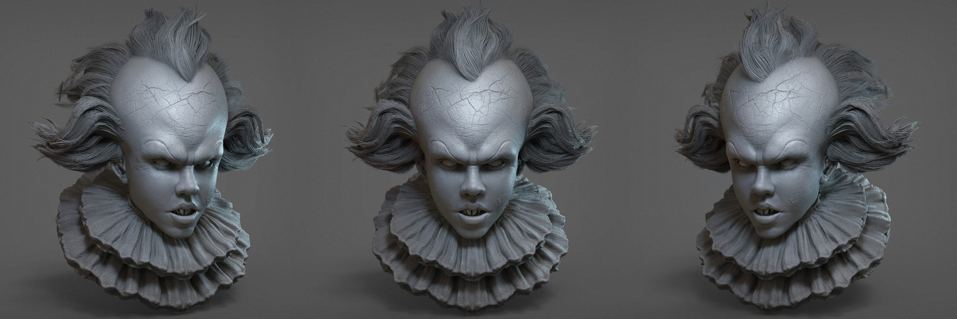Artstation Pennywise 2017 Ali Nasir