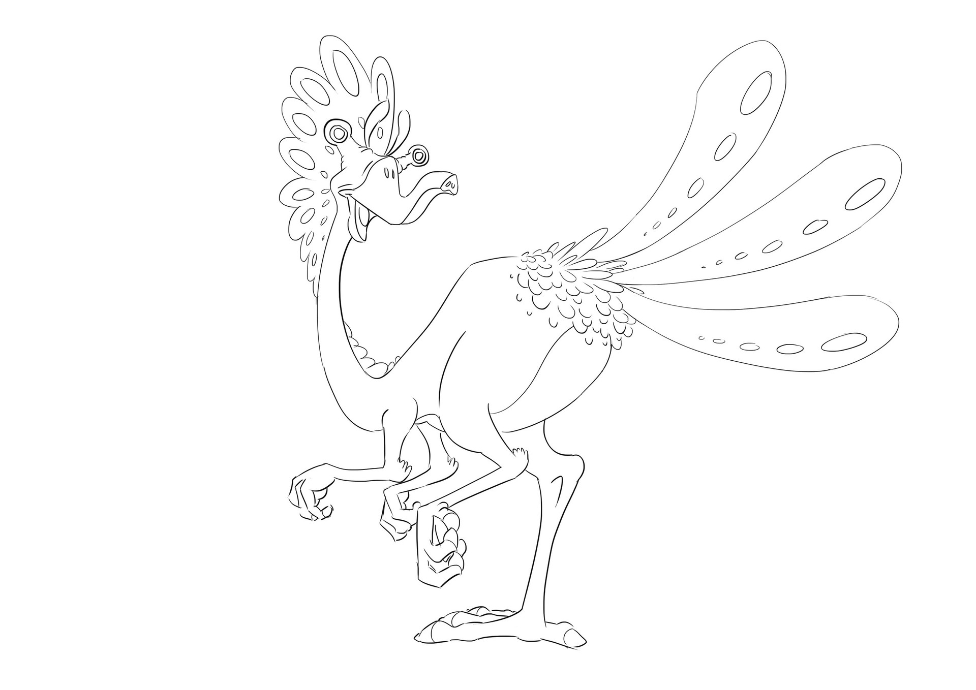 Ghislain Lefort Funny Chimera Character Design