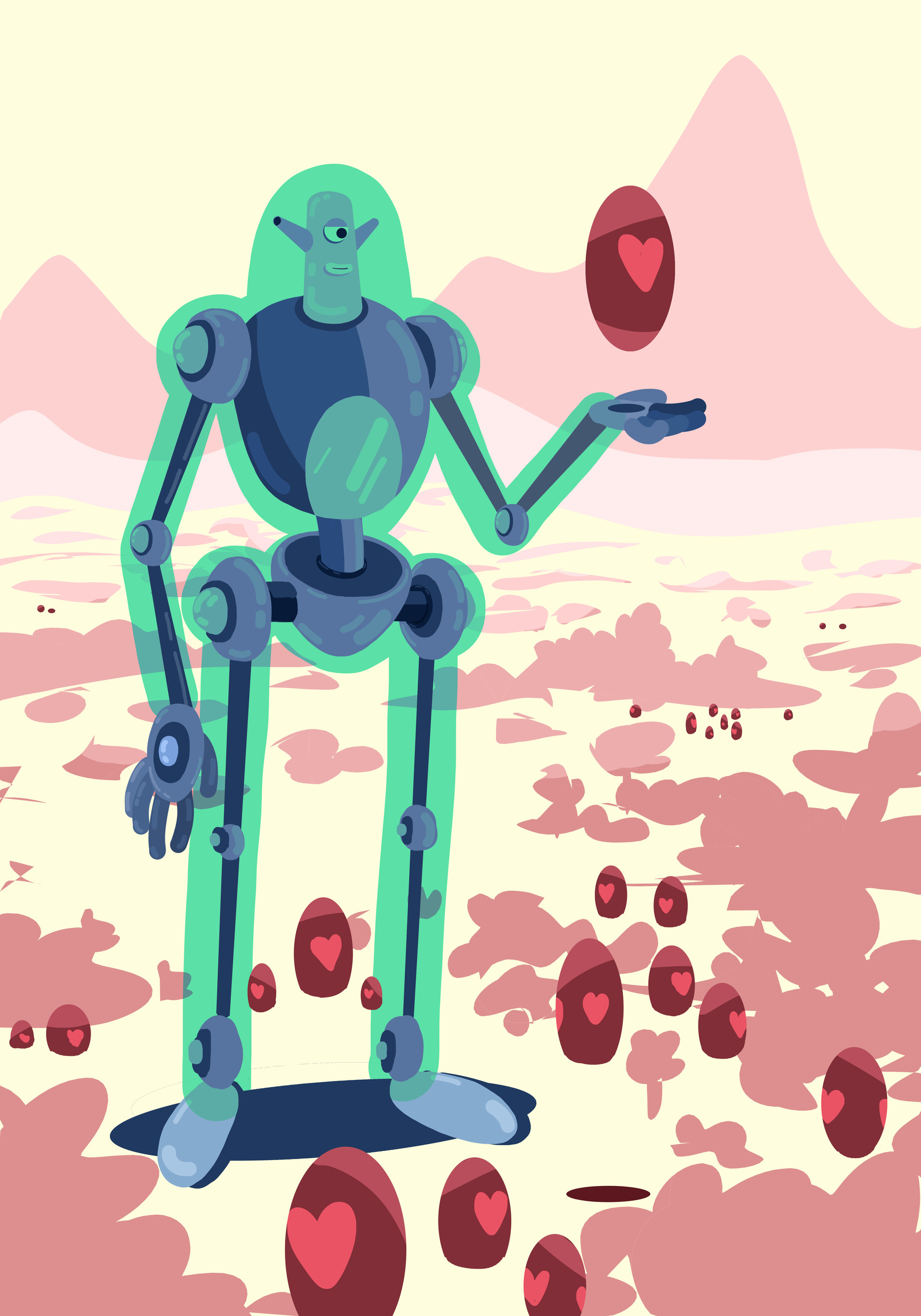 ArtStation - The blue robot - Character design