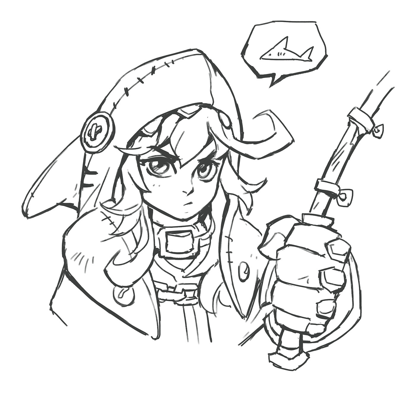 A sketch to help sell the idea of Gully fishing.