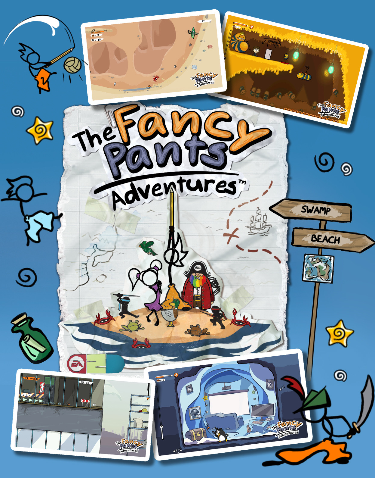 Play Fancy Pants Adventures World 2 game free online