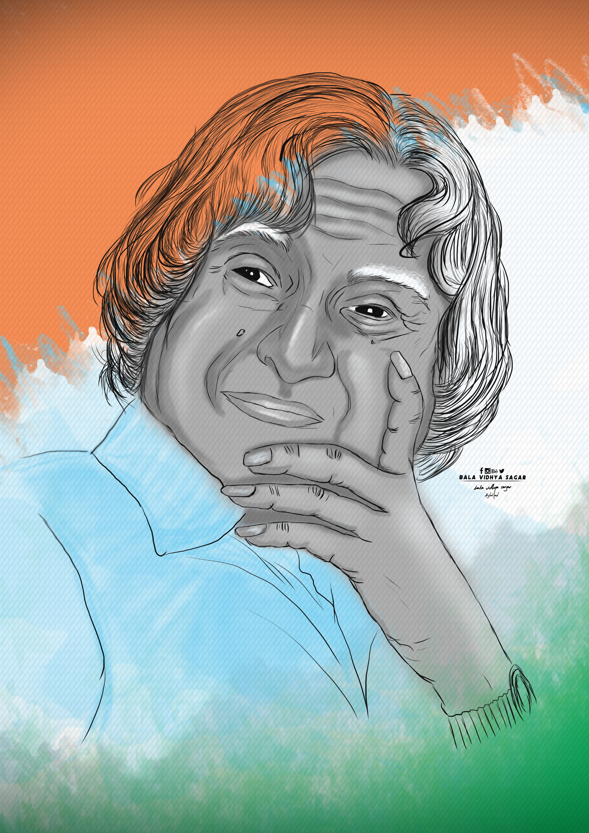 Sketch apj abdul kalam cheap